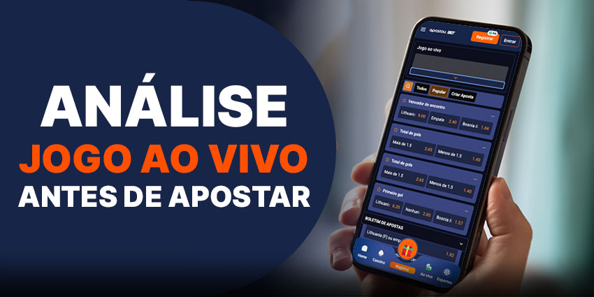Como analisar um jogo ao vivo antes de apostar