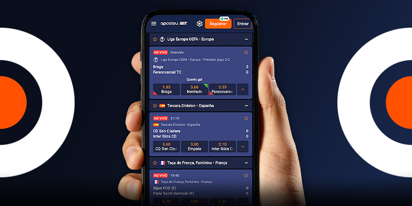 Como fazer Apostas ao Vivo na Apostou.bet